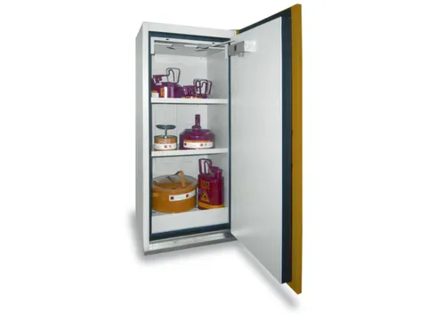 Veiligheidskast Geel 1315x595x598mm Deurscharnieren Rechts Gelakt