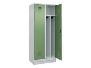 locker voor scheiding van kleding,HxBxD 1950x800x500mm,2vak - 1