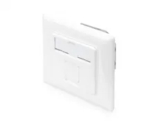 CAT 6A Klasse EA netwerkaansluiting afgeschermd wit inbouw 8 richtinge