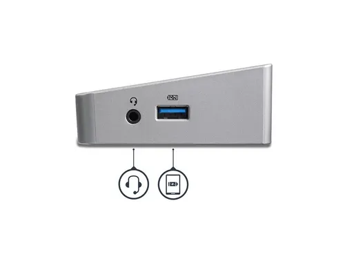 USB-C Dock Triple 4K 60W PD HDMI DP 5x USB