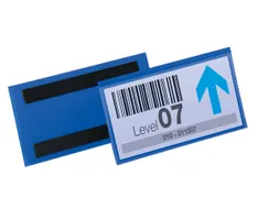 Documenthoes Durable magnetisch 150x67mm blauw 50 stuks