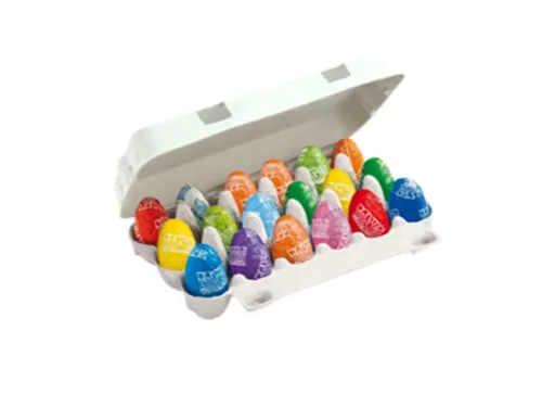 Chocolade Tony's Chocolonely paaseitjes doos mix groot 18 stuks