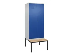 locker voor scheiding van kleding,HxBxD 2120x800x815mm,2vak