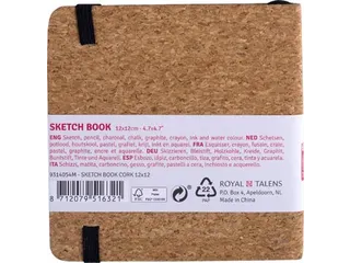 TAC schetsboek Kurk 12x12cm - 4