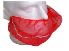 Baardnet detecteerbaar rood 1000 stuks