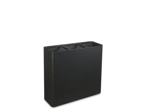 Afvalverzamelstation,3X100L,Romp Zwart