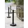 Afzetsysteem Paal Pvc HxØ 970x90mm Band Rood/wit Paal Zwart