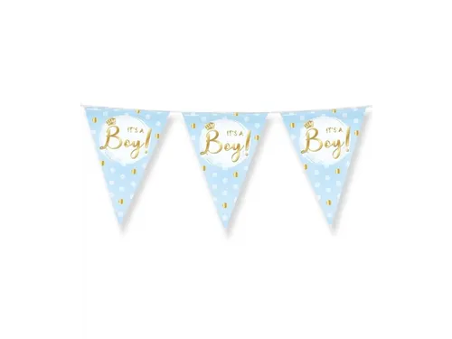 Party Flags foil It's a boy!