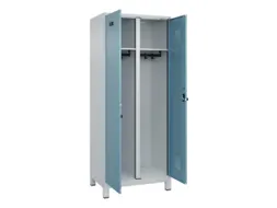 locker voor scheiding van kleding,HxBxD 1950x800x500mm,2vak