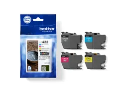 Brother LC-422VAL inktcartridge multipack zwart + 3 kleuren