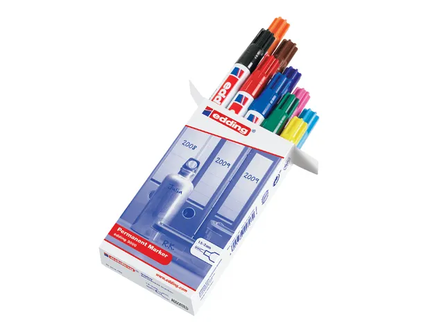 Viltstift edding 3000 rond assorti 1.5-3mm doos à 10st