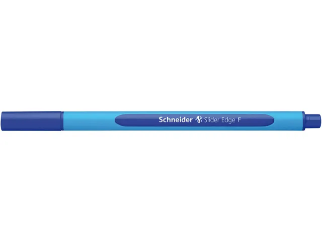 Balpen Schneider Slider Edge F 0,7mm blauw