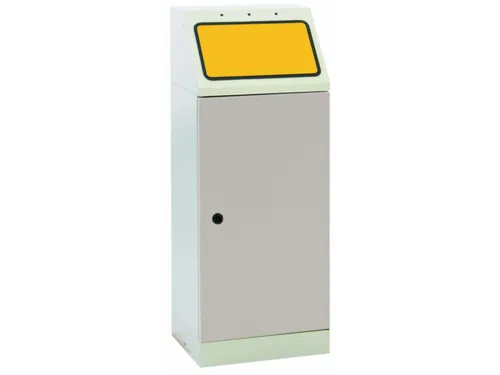 afvalverzamelaar zelfblussend 1x45 liter 1000x400x300mm Geel