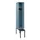 locker met bank,HxBxD 2120x300x815mm,1vak,vak B 300mm,cilinderslot