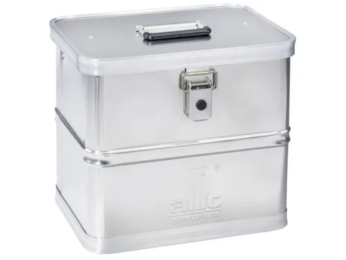 Aluminium transportbox,HxLxB 265x435x335mm,wanden gesloten