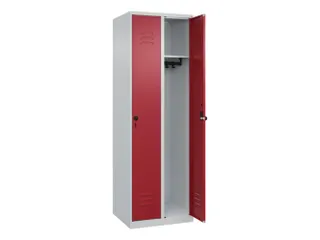 locker,HxBxD 1850x600x500mm,2vak,vak B 300mm,draaigrendel - 1