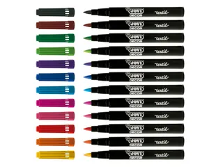 Textielstift Jovi assorti set à 12 stuks - 3