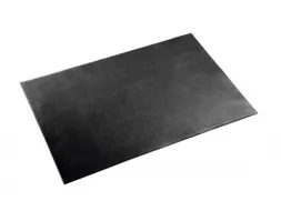 Lederen schrijfonderlegger 65x45 zwart