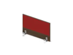 panneau de rehausse p. table de bureau NV brun caryer BN4011-rouge