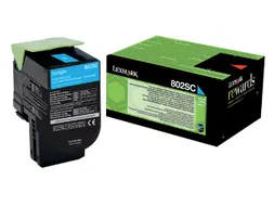 Tonercartridge Lexmark 80C2SC0 prebate blauw