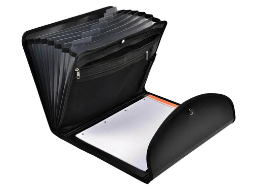 Sorteermap Exacompta Exactive Exacfolio 6 Vaks Zwart