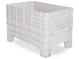Stapelcontainer Pe Hxbxd 670x1030x630mm 276 Liter 4Poten Grijs