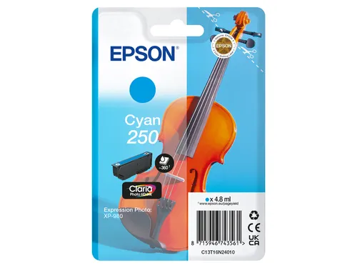 Inktcartridge Epson 250 T16N24 blauw