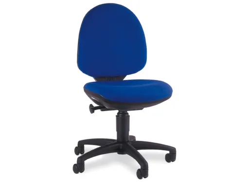 Bureaustoel,Permanentcontactmechanisme,Zitting Stof Blauw