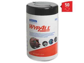 Reinigingsdoek WypAll 27x27cm 50vel per bus groen 7772 - 4