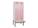 locker met bank,voor scheiding van kleding,HxBxD 2120x800x815mm,2vak