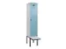 locker met bank,voor scheiding van kleding,HxBxD 2120x400x815mm,1vak