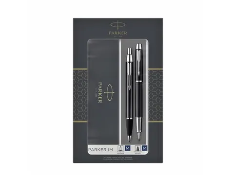 IM Black giftbox duoset, vulpen en balpen, zwart