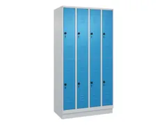 dubbeldekse locker,HxBxD 1950x1000x500mm,4x2vak.,vak B 250mm