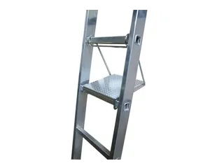 Inhangtrede,V. Staande Ladder Met Sporten,Draagverm. 150Kg,Aluminium - 6