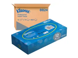 Kleenex 8824 Facial Tissues 3-laags standaard 12x72 vel wit