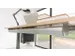 goulotte de câbles,p. bureau assis-debout l 1600mm,Hxl 93x1262mm,