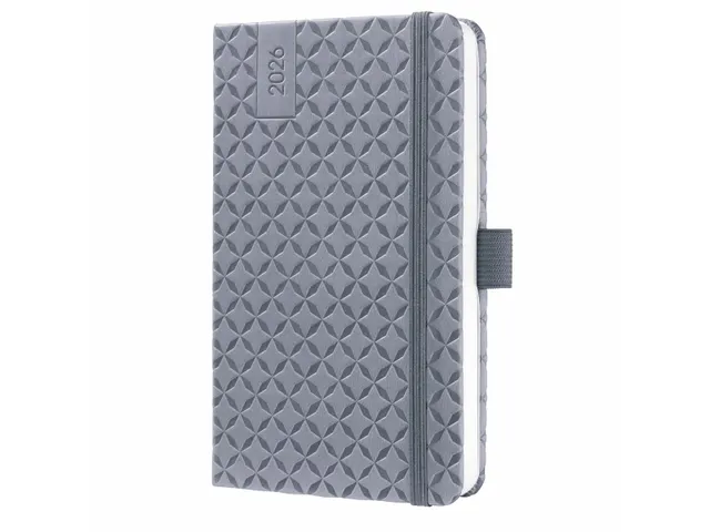 Weekagenda Flair A6 2026 (NL/FR/EN/DU) Glacier Grey Hardcover