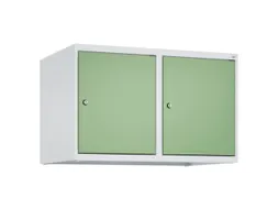 opzetkast,v. locker,2vak.,vak B 400mm,HxBxD 500x800x500mm,vleugeldeur