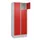 lockerkast,HxBxD 1950x800x500mm,2x5vakken,vak B 400mm,cil.-slot,sokkel