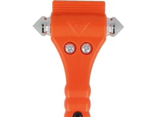 First Aid Only Noodhamer + Gordelsnijder incl. Houder 2 stuks Oranje