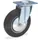 zwenkwiel,draagverm. 170kg,massief rubber-banden,ØxB 180x45mm,rollage