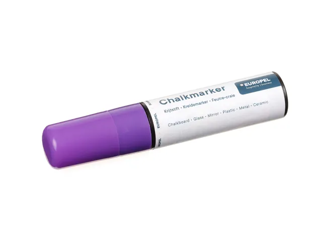 Krijtstift Europel 15mm assorti etui 8 stuks