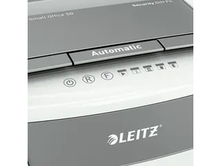 Papiervernietiger Leitz IQ Auto+ Small Office 50X P4 snippers 4x28mm - 8