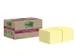 Memoblok Post-it 622 RSS12CY 47,6x47,6mm canary yellow 12 stuks