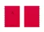 Schrift Adoc Business A4 ruit 5x5mm 144 pagina's 90gr rood