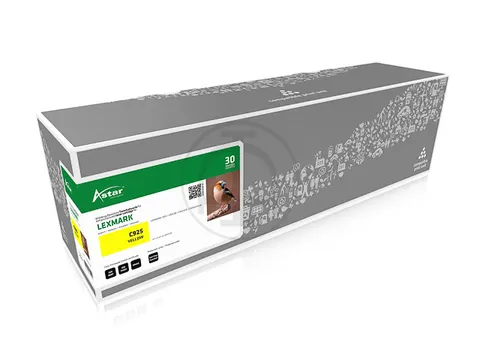 As20117 Astar Lexmark C925H2Yg Optra C Toner Geel Rebuilt 7500Pagina's