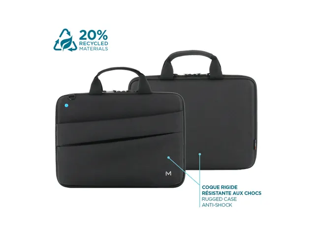 Mobilis TheOne Laptoptas 14 Inch Aktetas Zwart