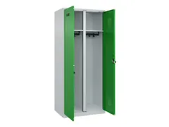 locker voor scheiding van kleding,HxBxD 1850x800x500mm,2vak