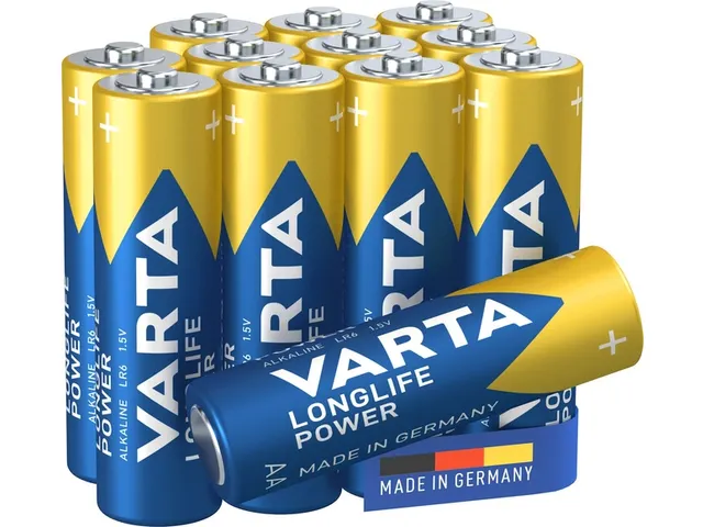 Batterij Varta Longlife Power 12x AA