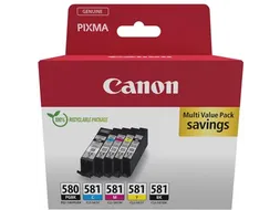 inktcartridge PGI-580PGBK + CLI-581, 200 - 1.660 pagina's, 2078C008, 4